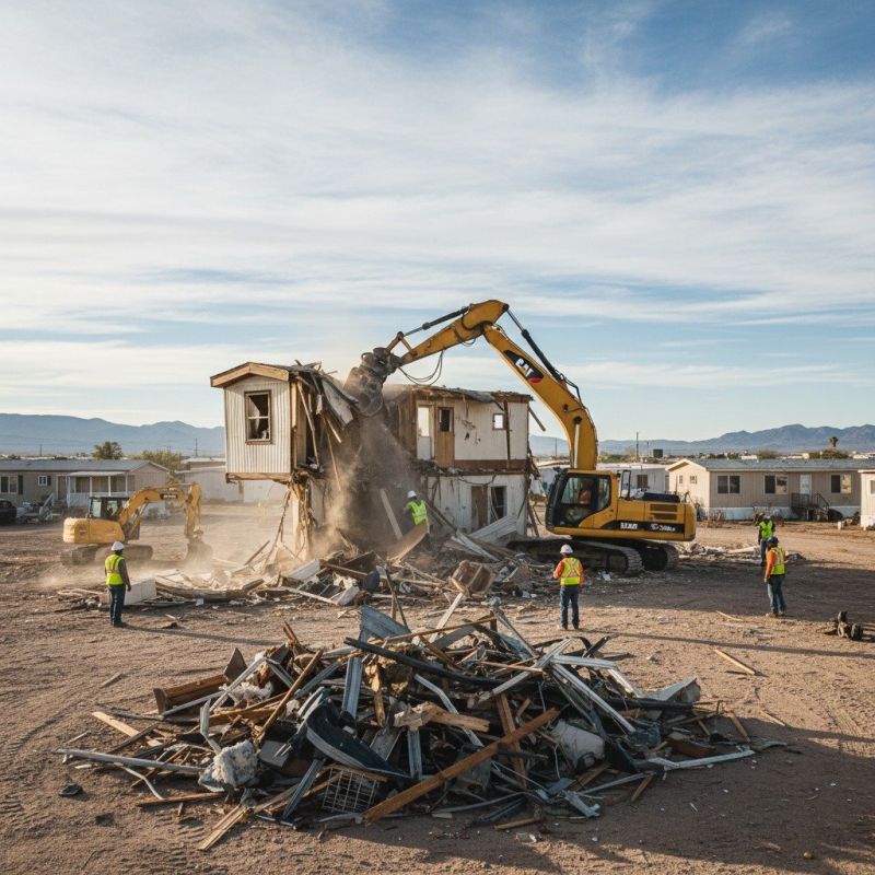 Mobile Home Demolition in Sacramento, CA